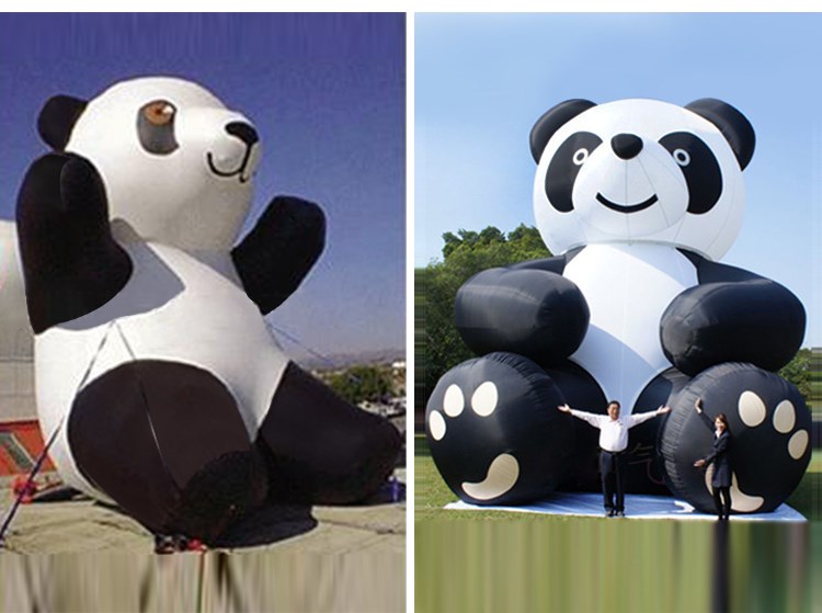 天水充气熊猫展示